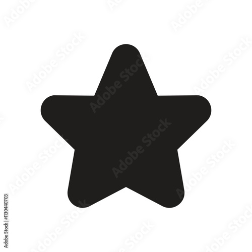 A simple, pixelated white star on a slate-grey background.