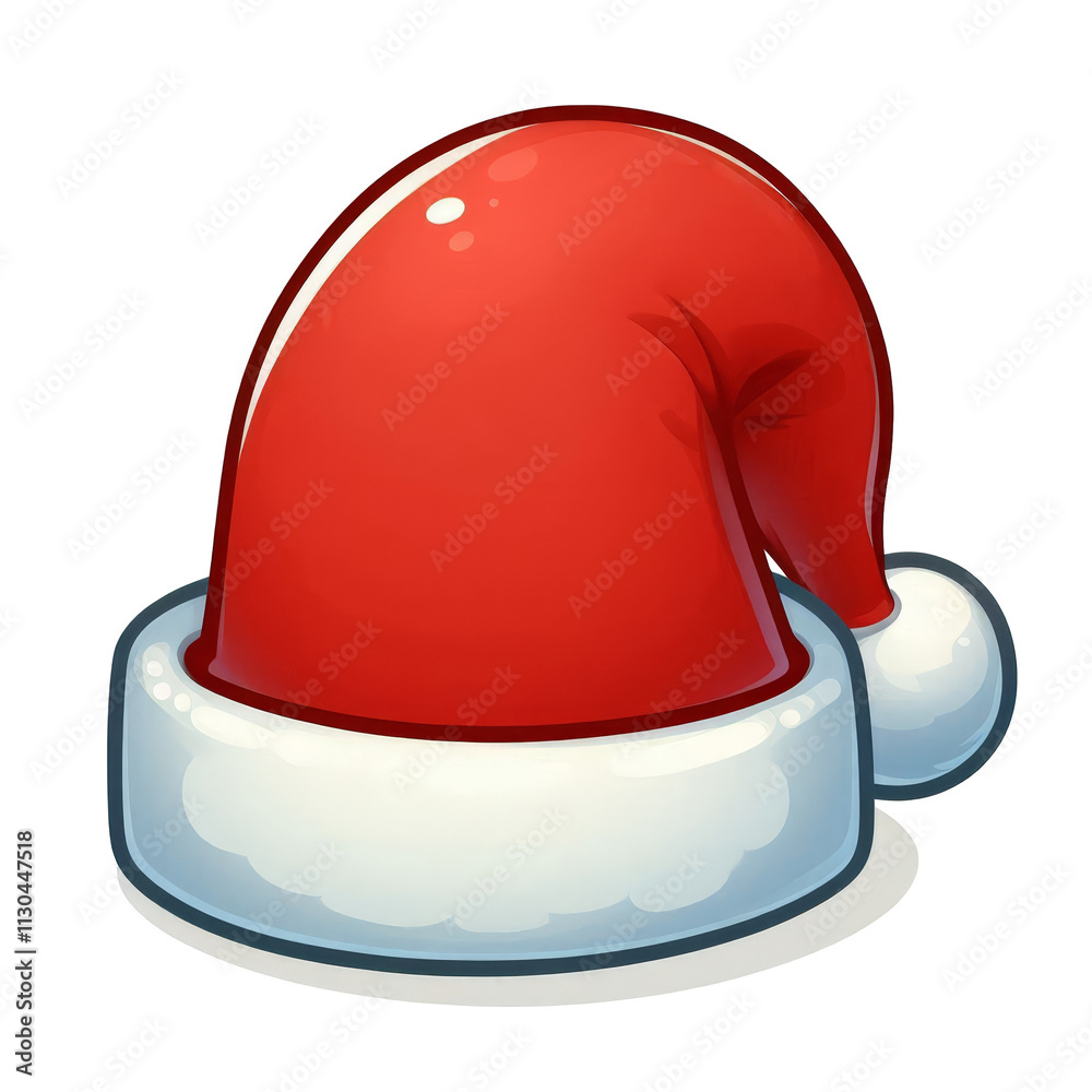 Santa Claus Hat - Red Christmas Hat - Transparant PNG on White background - Soft Woolen Knitted Red Beanie for Holidays - Emoticon, Decoration - Funny Christmas Hat Santa Claus Hat - Red Christmas Hat - Transparant PNG on White background - Soft Woolen Knitted Red Beanie for Holidays - Emoticon, Decoration - Funny Christmas Hat