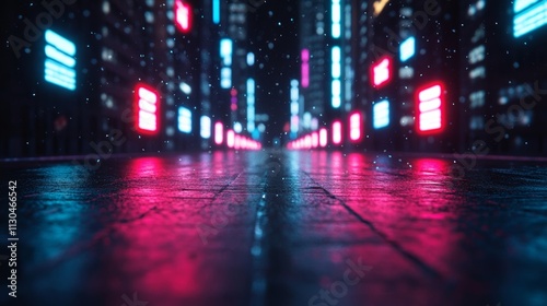 Wallpaper Mural ICYMI written in glowing neon letters on a dark cityscape background, surrounded by floating digital news articles and social media icons  Torontodigital.ca