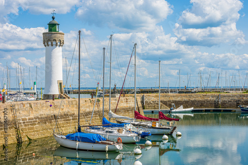 Old port of Haliguen on the Quibreon peninsula, Brittany, France