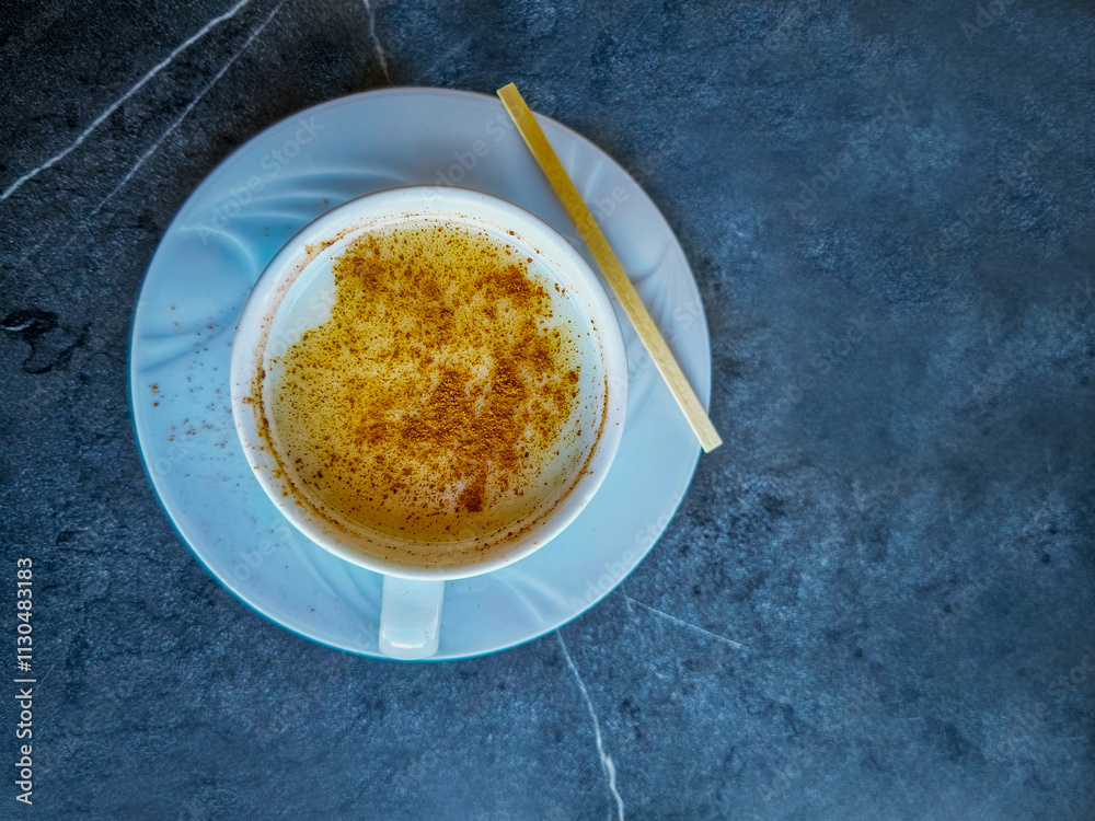Turkish traditional hot drink salep.