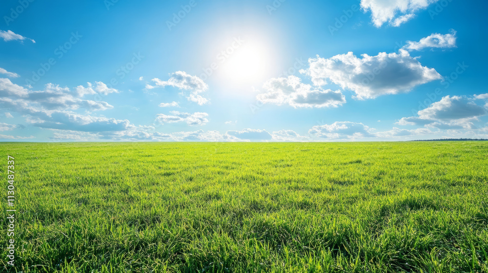 Obraz premium landscape with field and sky