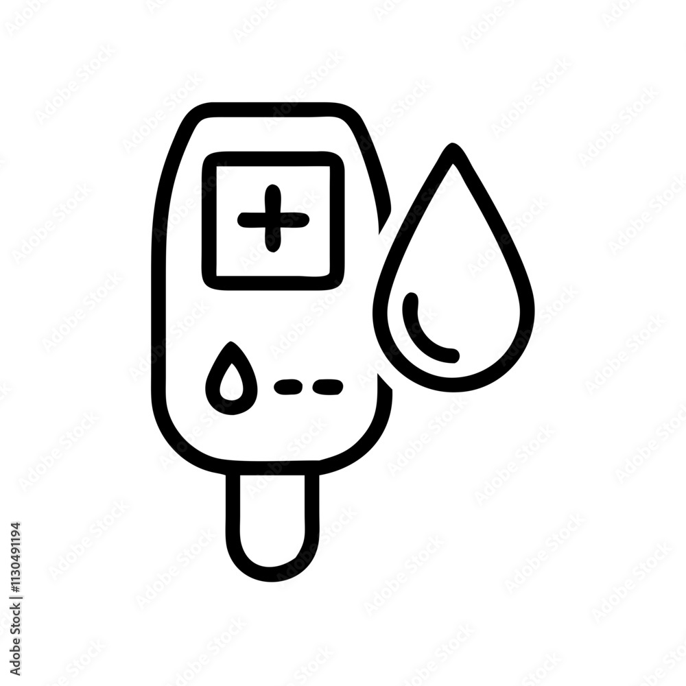 Blood sugar icon