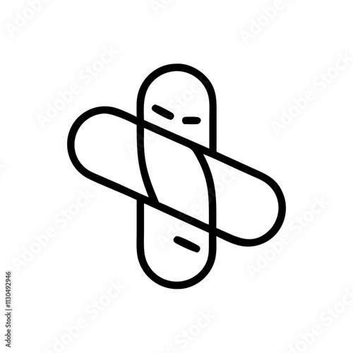 Bandage wrap icon