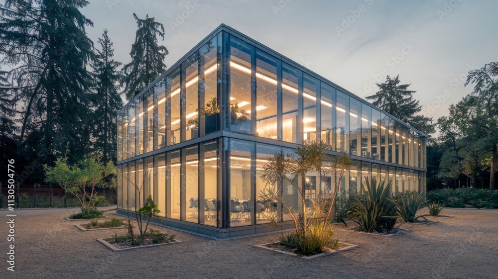 captivating image of a modern office building with a sleek glass facade that epitomizes contemporary architecture. captivating image of a modern office building with a sleek glass facade that epitomizes contemporary architecture.