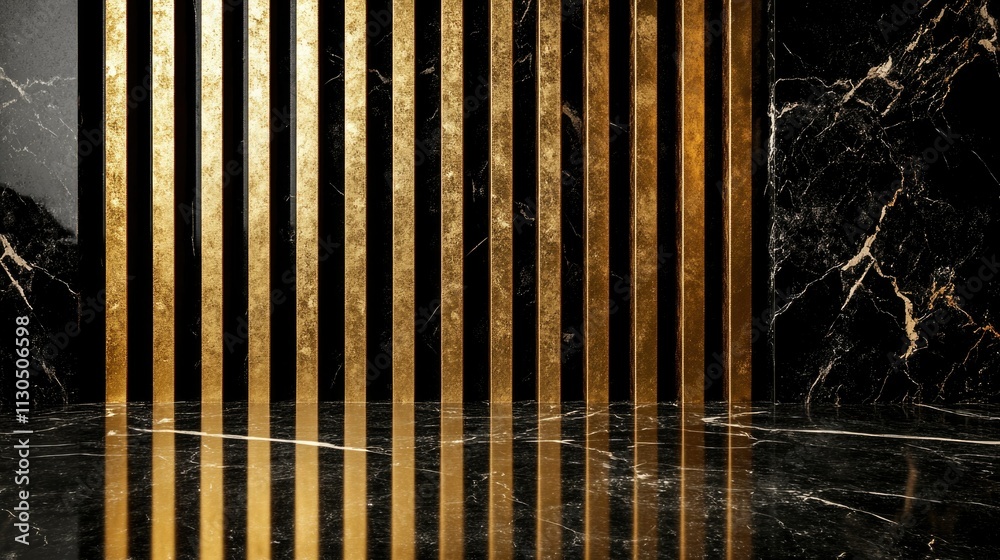 Obraz premium Golden Barricade