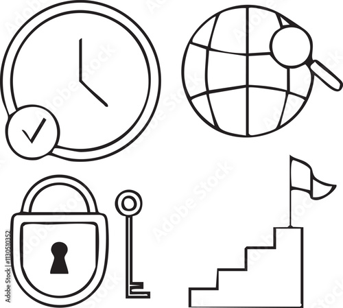 seo icon vector|Off-page SEO vector|Mobile SEO vector|Digital strategy vector|Optimization vector|Local SEO vector|Performance vector|Organic search vector|Competitor analysis vector design icon