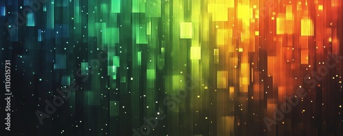 Wallpaper Mural Seamless Pixelated Gradient Background, Generative AI Torontodigital.ca