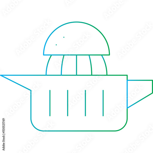 Squeezer icon single vector illustration