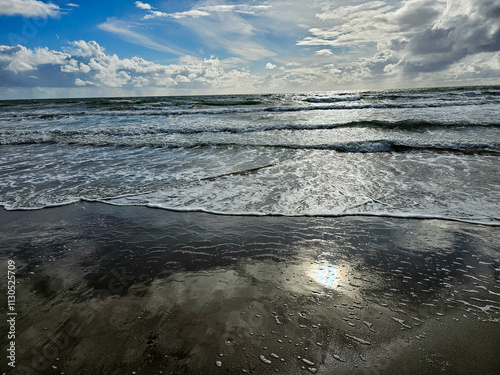 Am Strand von Blavand in Dänemark photo