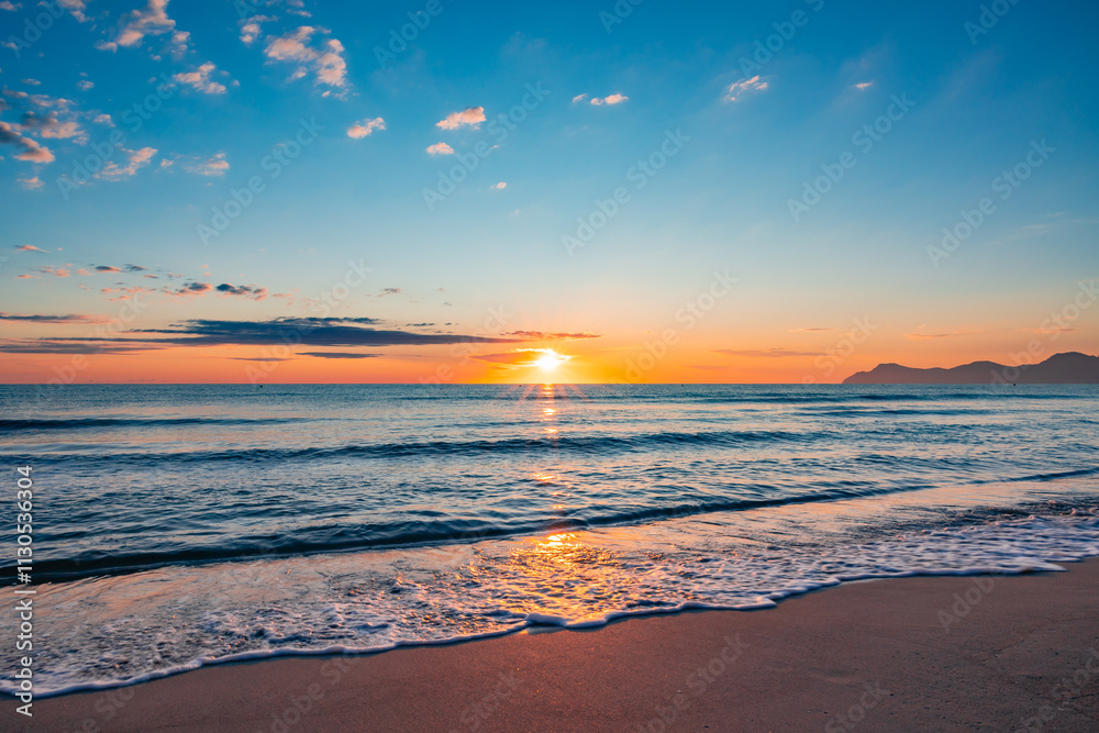 Fototapeta premium sunset on the beach