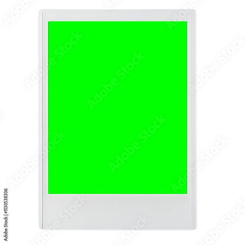 instant photo frame poloroid isolated on transparent background cut out photo