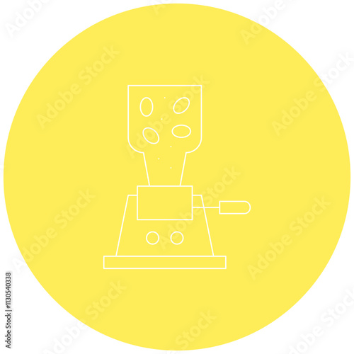 Coffee Grinder icon single vector illustration