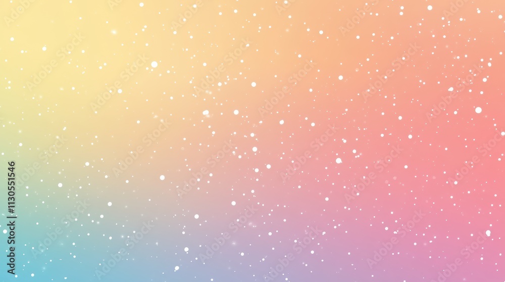 Obraz premium Subtle falling snow animation effect on a pale winter gradient