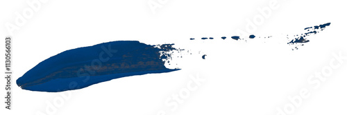 Blue brush strokes