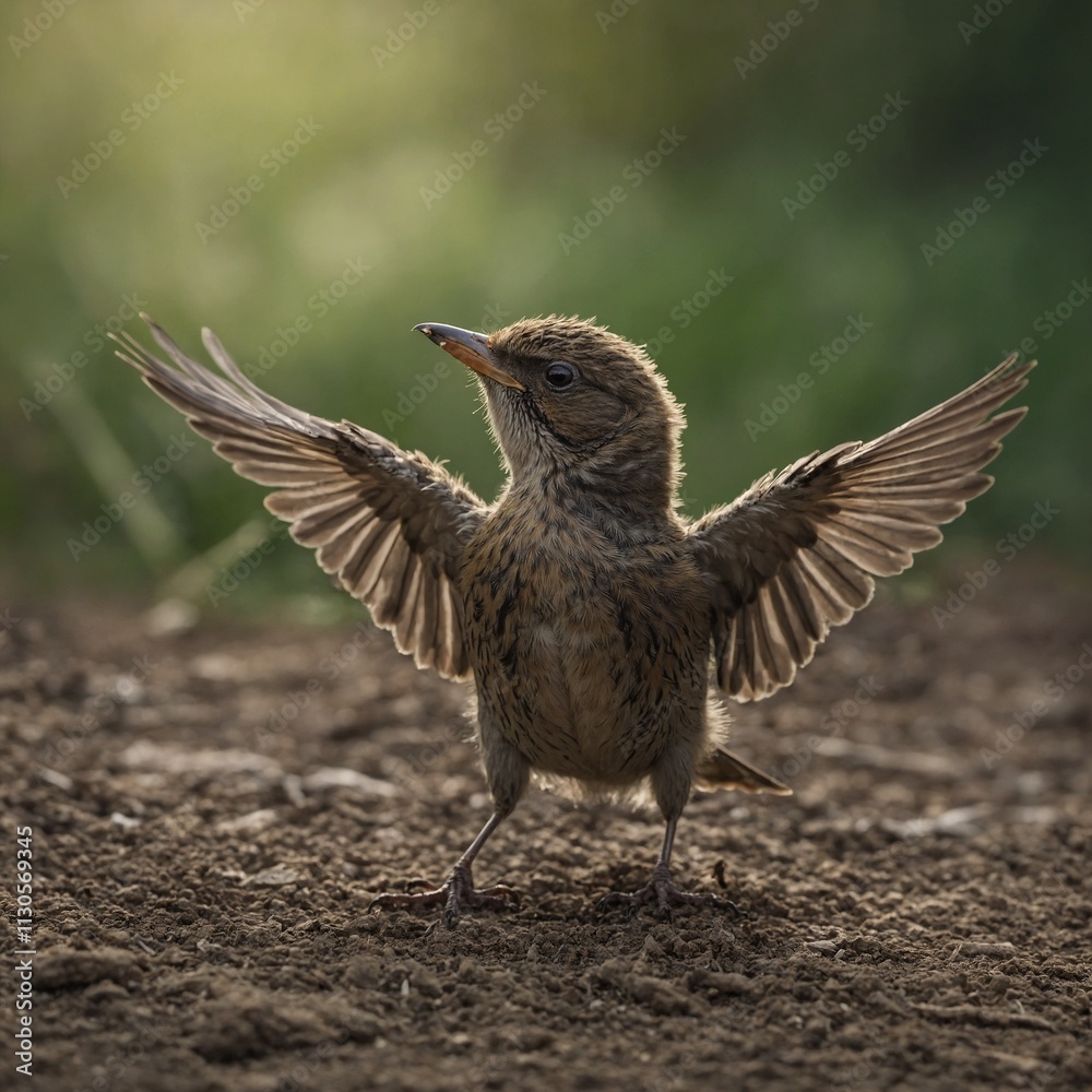 Fototapeta premium red winged blackbird
