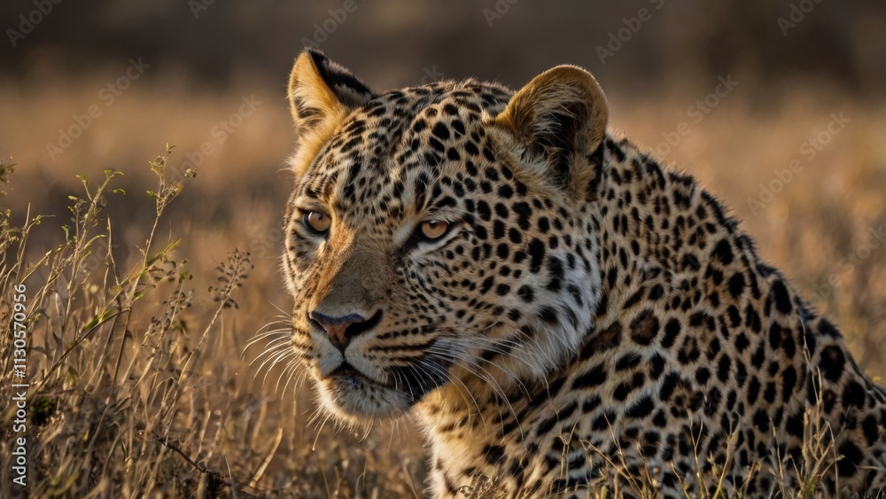 Fototapeta premium The Stalking Leopard