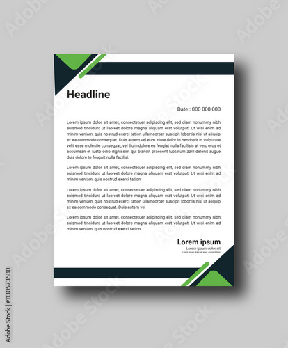 Business style letter head templates for your project design