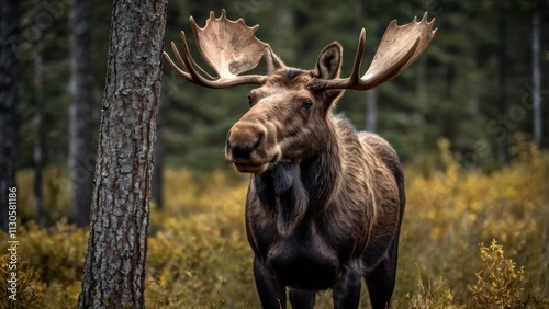 Moose in the Wilderness