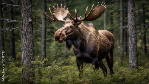 Moose in the Wilderness