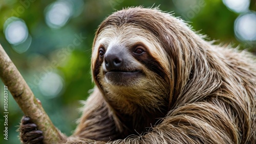 Sloth Hanging Out in the Treetops