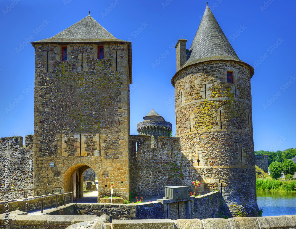 Castle of Fougeres, Brittany, northwestern France.