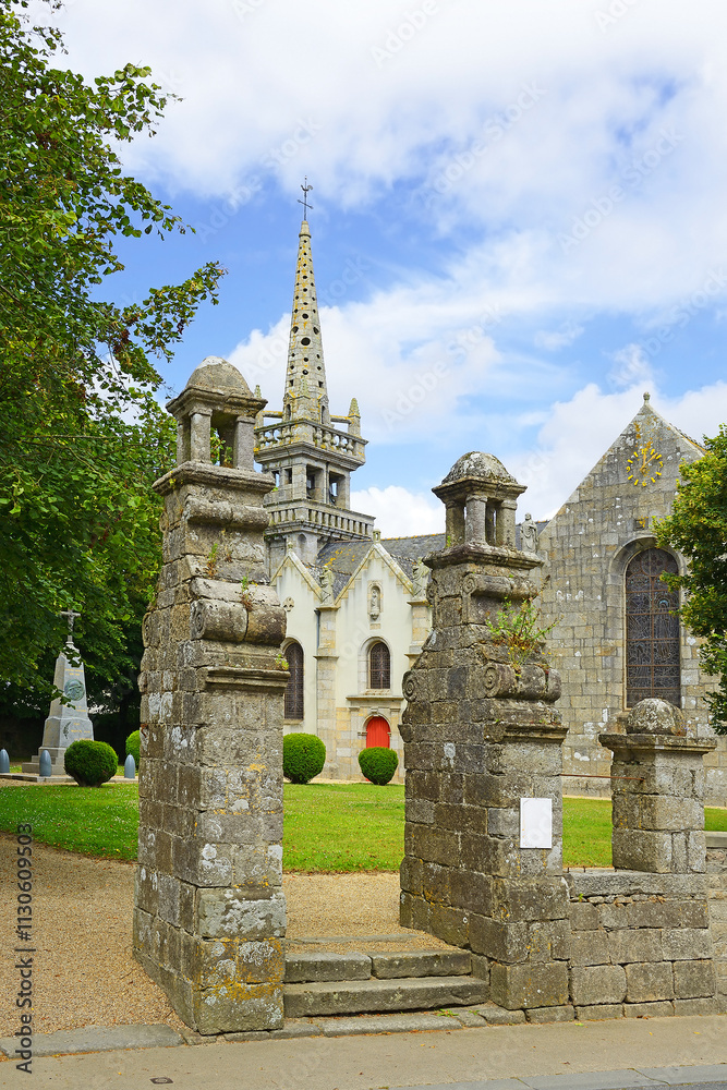 Plouzévédé village church. Plouzévédé is a French commune located in the Finistère department, in the Brittany region.