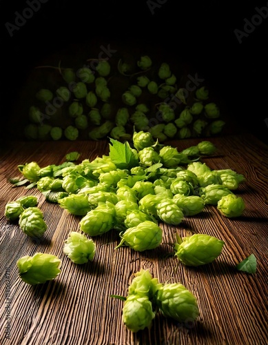Obraz na płótnie Hops on the table w salonie