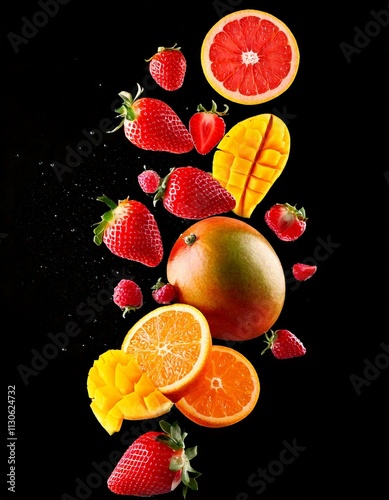 Obraz na płótnie Fruits w salonie
