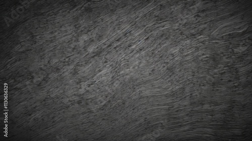 Black Background Rugged Stone Texture, Abstract Monochrome Surface, Natural Rough Pattern, Grunge Design Element, Dark Gray Background