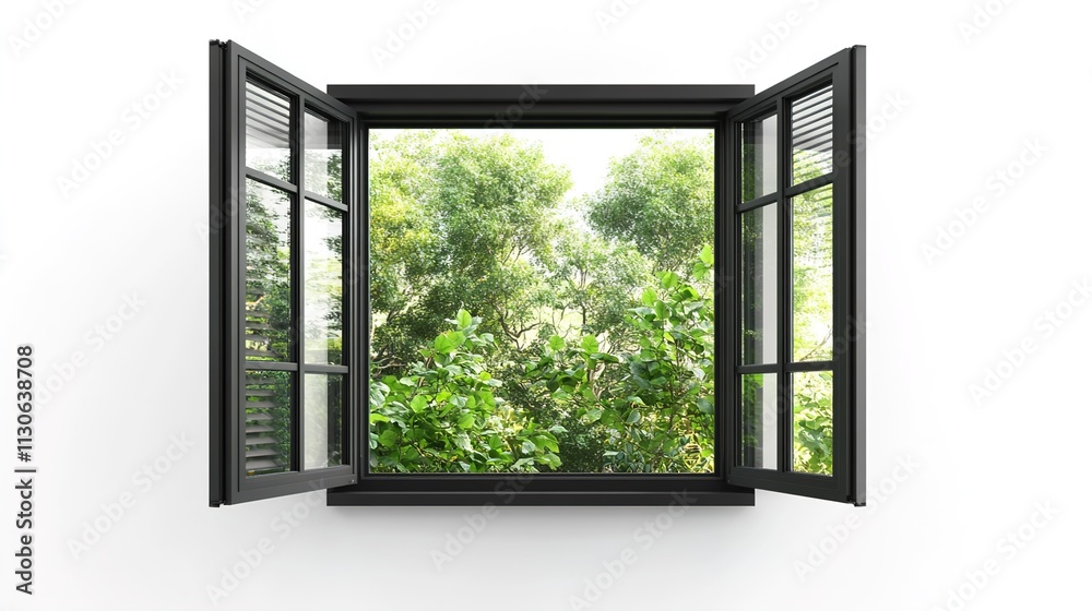 Fototapeta premium window in the window