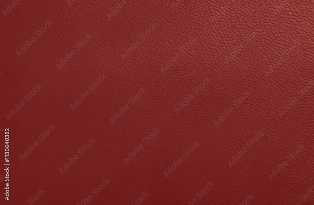 Fototapeta premium Close-up of a blank red leather texture, showcasing the fine grain and natural pattern