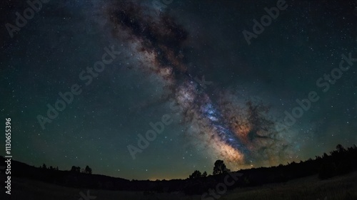 time lapse of stars and clouds in the sky