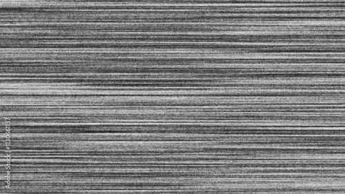 Vintage Analog TV Screen with Static Black and White Noise