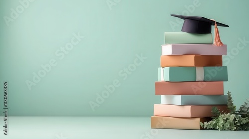 Graduate success celebration graduation ceremony academic achievement indoor setting inspirational view congratulations on accomplishment