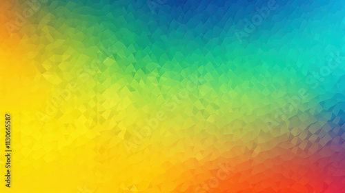 Gradient background Abstract Polygonal Rainbow Gradient, Low Poly Art Style, Colorful Geometric Pattern, Modern Abstract Design, Vibrant Color Transition