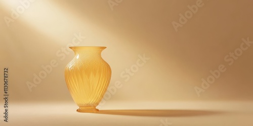Amber Vase in Soft Light