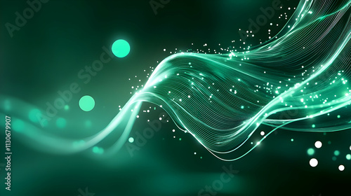 futuristic visualization of digital data streams. can be used to describe science, education, digital storage, network capabilities, and technological processes, among other things.