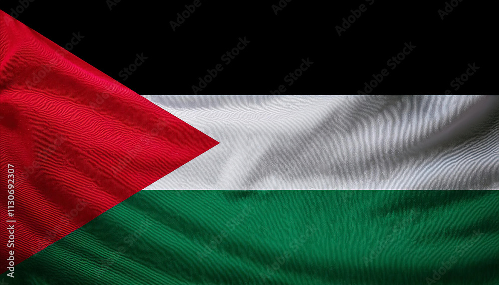 Obraz premium Flag of the Palestine