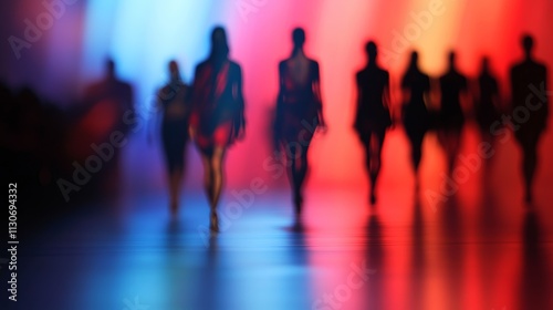 Fashion runway out of focusblur background photo