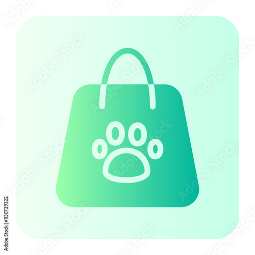 pet shop gradient icon