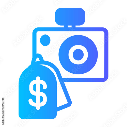 Camera gradient icon