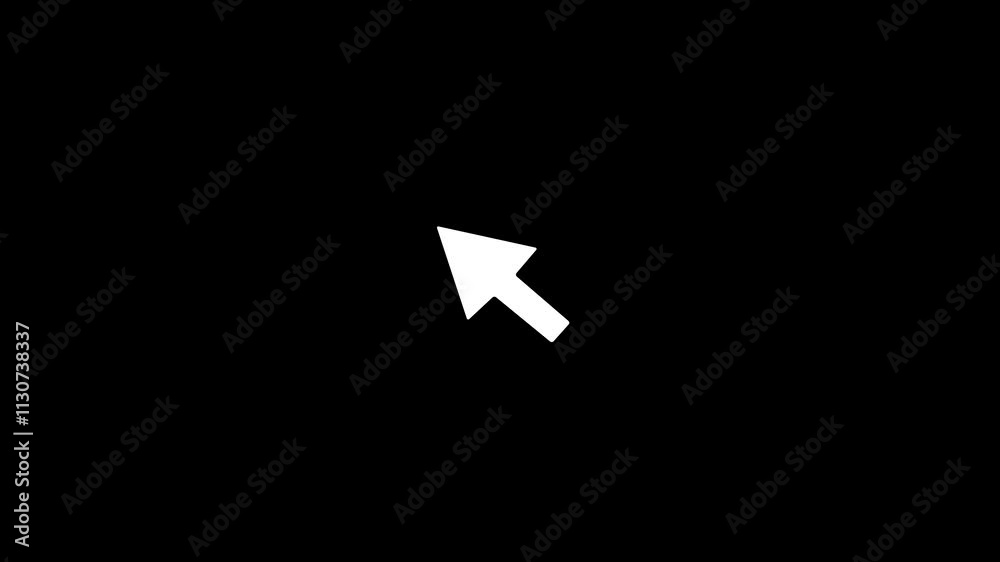Cursor icon. Mouse cursor vector. Pointer symbol. Clicking cursor icon. . Template for web site, ui sign, app symbol and logo.