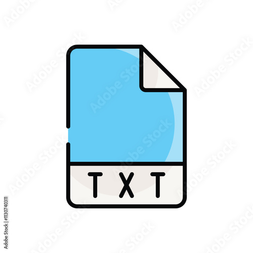 Text File vector icon