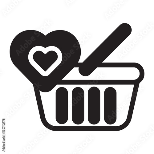 wishlist glyph icon