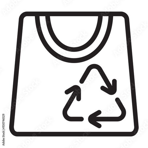 Eco Bag  line icon