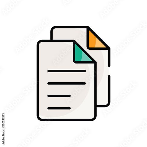 Duplicate File vector icon