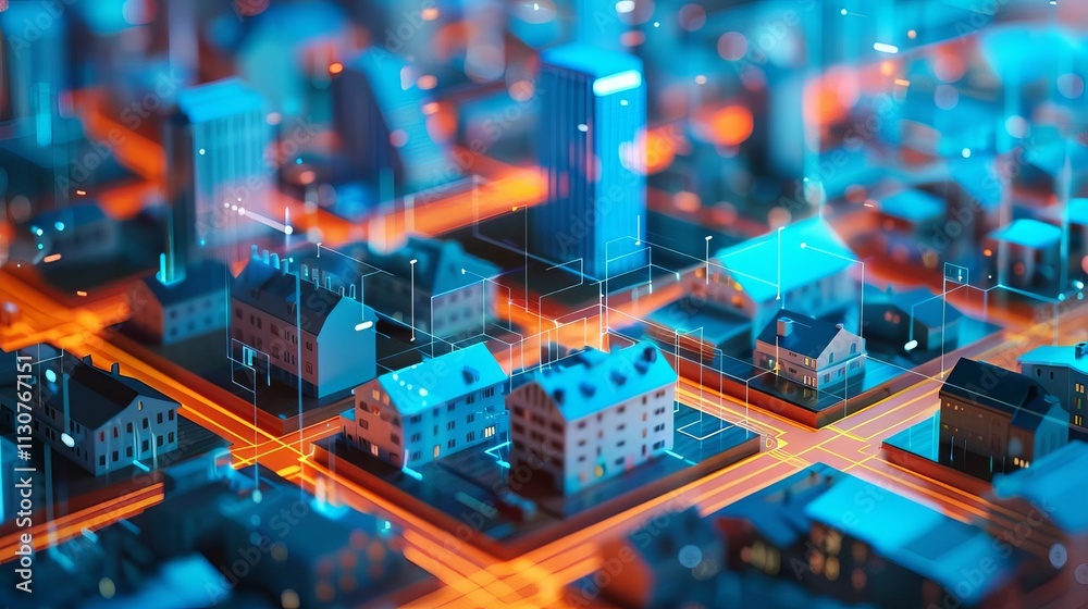 Obraz premium electronic circuit board