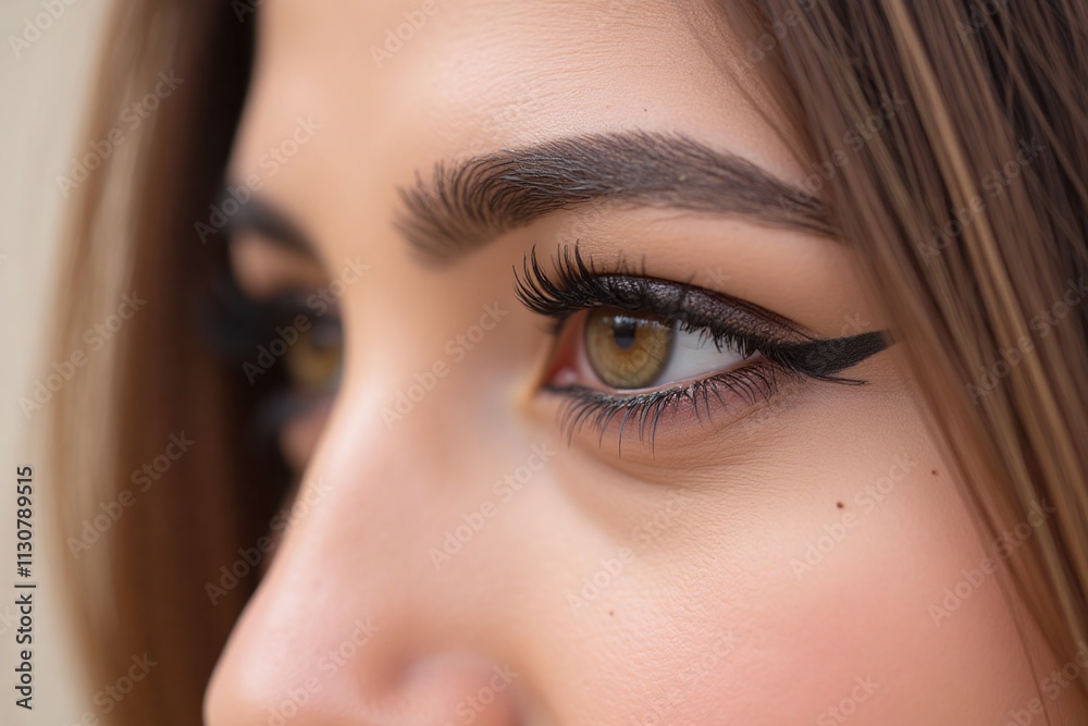 Fototapeta premium close-up of an arab woman's eyes