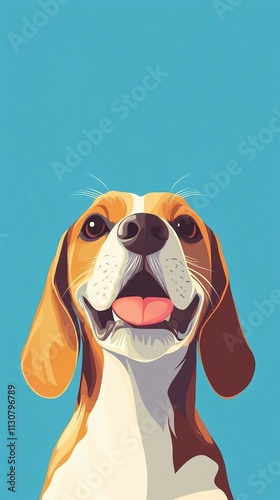 Beagle puppy ID photo